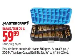 Canadian Tire 300-Pc Titanium-Coated Drill Bit Set offer