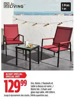 Canadian Tire For Living Bistro Set offer