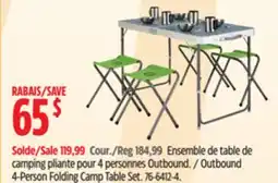 Canadian Tire 4-Person Folding Camp Table Set offer