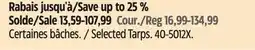 Canadian Tire Certified Selected Tarps offer