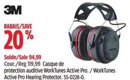 Canadian Tire 3M WorkTunes Active Pro Hearing Protector offer