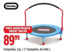 Canadian Tire little tikes 3´ Trampoline offer