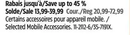 Canadian Tire Bluehive Selected Mobile Accessories offer