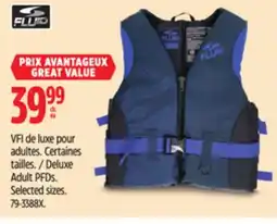 Canadian Tire Deluxe Deluxe Adult PFDs offer