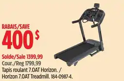 Canadian Tire Horizon 7.0AT Treadmill offer