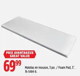 Canadian Tire Outbound Foam Pad, 3˝ offer
