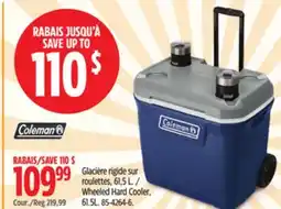 Canadian Tire Wheeled Hard Cooler, 61.5L offer