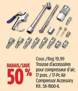 Canadian Tire Mastercraft 17-Pc Air Compressor Accessory Kit offer