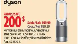 Canadian Tire Dyson HP07 Hot + Cool Air Purifier/Heater/Bladeless Fan offer