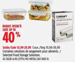 Canadian Tire Selected Food Storage Solutions offer