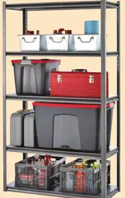 Canadian Tire MASTERCRAFT 5-Shelf Metal & Wood Rack offer