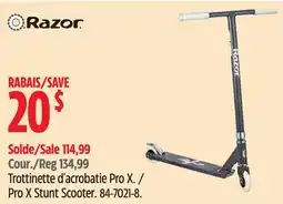 Canadian Tire Razor Pro X Stunt Scooter offer