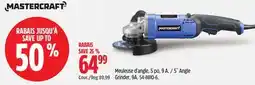 Canadian Tire Mastercraft 5˝ Angle Grinder, 9A offer