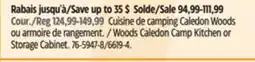 Canadian Tire Woods Caledon Camp Kitchen or Storage Cabinet offer
