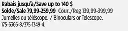 Canadian Tire Outbound Binoculars or Telescope offer