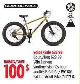 Canadian Tire Supercycle BIG RIG Fat Tire Adult Bike offer