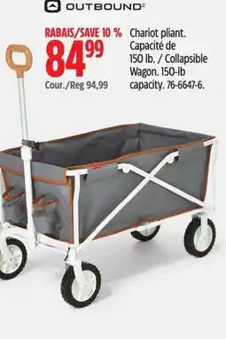 Canadian Tire OUTBOUND Collapsible Wagon offer