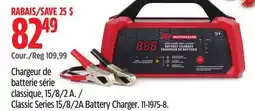 Canadian Tire MOTOMASTER Classic Series 15/8/2A Battery Charger offer