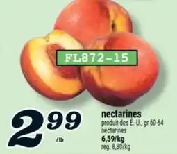 Marché Richelieu NECTARINES offer