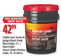 Canadian Tire Black Knight Airport-Grade Driveway Sealer, 17L offer