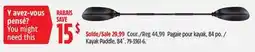 Canadian Tire Kayak Paddle, 84 offer