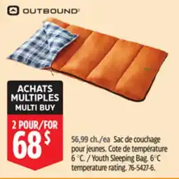 Canadian Tire Outbound Youth Sleeping Bag offer