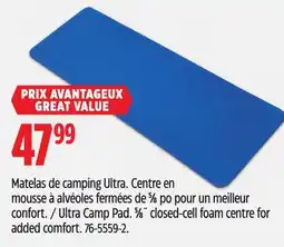 Canadian Tire Outbound Ultra Camp Pad offer