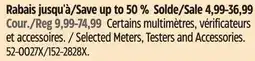 Canadian Tire Mastercraft Selected Meters, Testers and Accessories offer