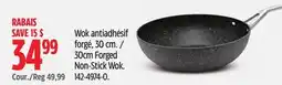Canadian Tire Heritage The Rock 30cm Forged Non-Stick Wok offer