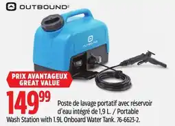Canadian Tire Outbound Portable Wash Station with 1.9L Onboard Water Tank offer