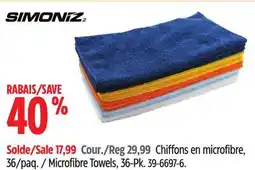 Canadian Tire Microfibre Towels, 36-Pk offer