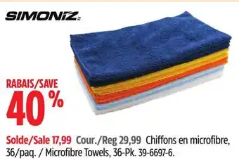 Canadian Tire Microfibre Towels, 36-Pk offer
