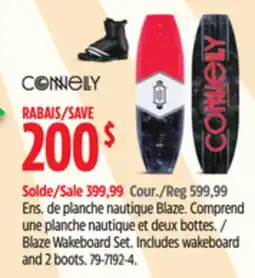 Canadian Tire Connelly Blaze Wakeboard Set offer