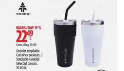 Canadian Tire WOODS Stackable Tumbler offer