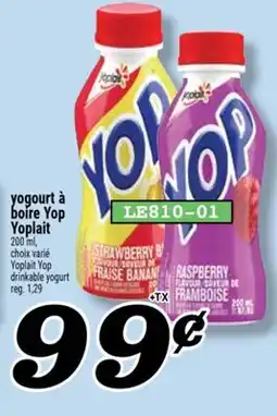 Marché Richelieu YOGOURT À BOIRE YOP YOPLAIT | YOPLAIT YOP DRINKABLE YOGURT offer