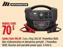 Canadian Tire MotoMaster PowerBox 1600 offer