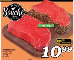 Marché Richelieu BIFTECKS FRANÇAIS | FRENCH STYLE STEAKS offer