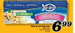 Marché Richelieu FILETS DE SOLE HIGH LINER | HIGH LINER SOLE FILLETS offer