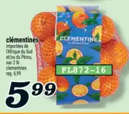 Marché Richelieu CLÉMENTINES | CLEMENTINES offer