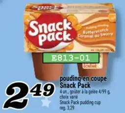 Marché Richelieu POUDING EN COUPE SNACK PACK | SNACK PACK PUDDING CUP offer