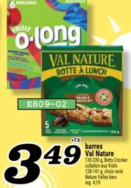 Marché Richelieu BARRES VAL NATURE | NATURE VALLEY BARS offer