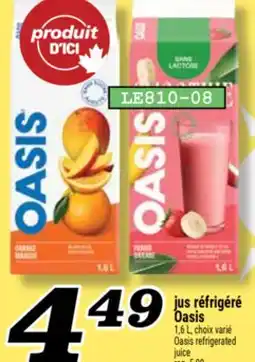 Marché Richelieu JUS RÉFRIGÉRÉ OASIS | OASIS REFRIGERATED JUICE offer
