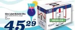 Marché Richelieu BIÈRE LABATT MICHELOB ULTRA | BEER offer