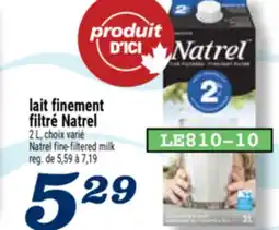 Marché Richelieu LAIT FINEMENT FILTRÉ NATREL | NATREL FINE-FILTERED MILK offer