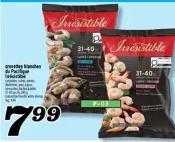 Marché Richelieu CREVETTES BLANCHES DU PACIFIQUE IRRÉSISTIBLE | IRRÉSISTIBLE PACIFIC WHITE SHRIMP offer
