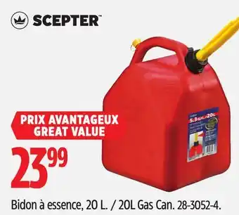 Canadian Tire Scepter 20L Gas Can offer
