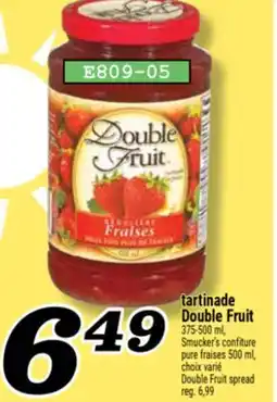 Marché Richelieu TARTINADE DOUBLE FRUIT | DOUBLE FRUIT SPREAD offer