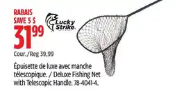 Canadian Tire Lucky Strike Deluxe Fishing Net with Telescopic Handle offer