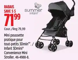 Canadian Tire Summer Infant 3Dmini Convenience Mini Stroller offer