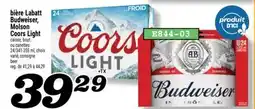 Marché Richelieu BIÈRE LABATT BUDWEISER, MOLSON COORS LIGHT | BEER offer